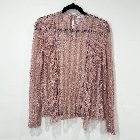 Endless Rose Tops - NWOT Endless Rose Pink Lace Long Sleeve Top